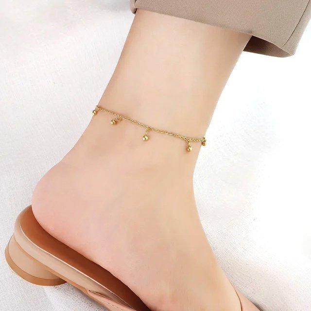 Traditional Gold Plated Waterproof Bracelet / Anklet